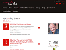 Tablet Screenshot of hermannsjazz.com